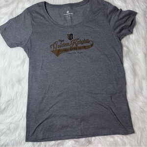 Levelwear Vegas Golden Knights Grey Graphic Tee